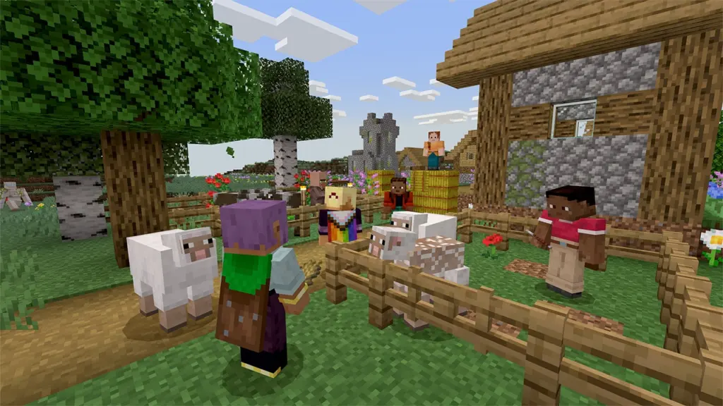 Capa común de Minecraft